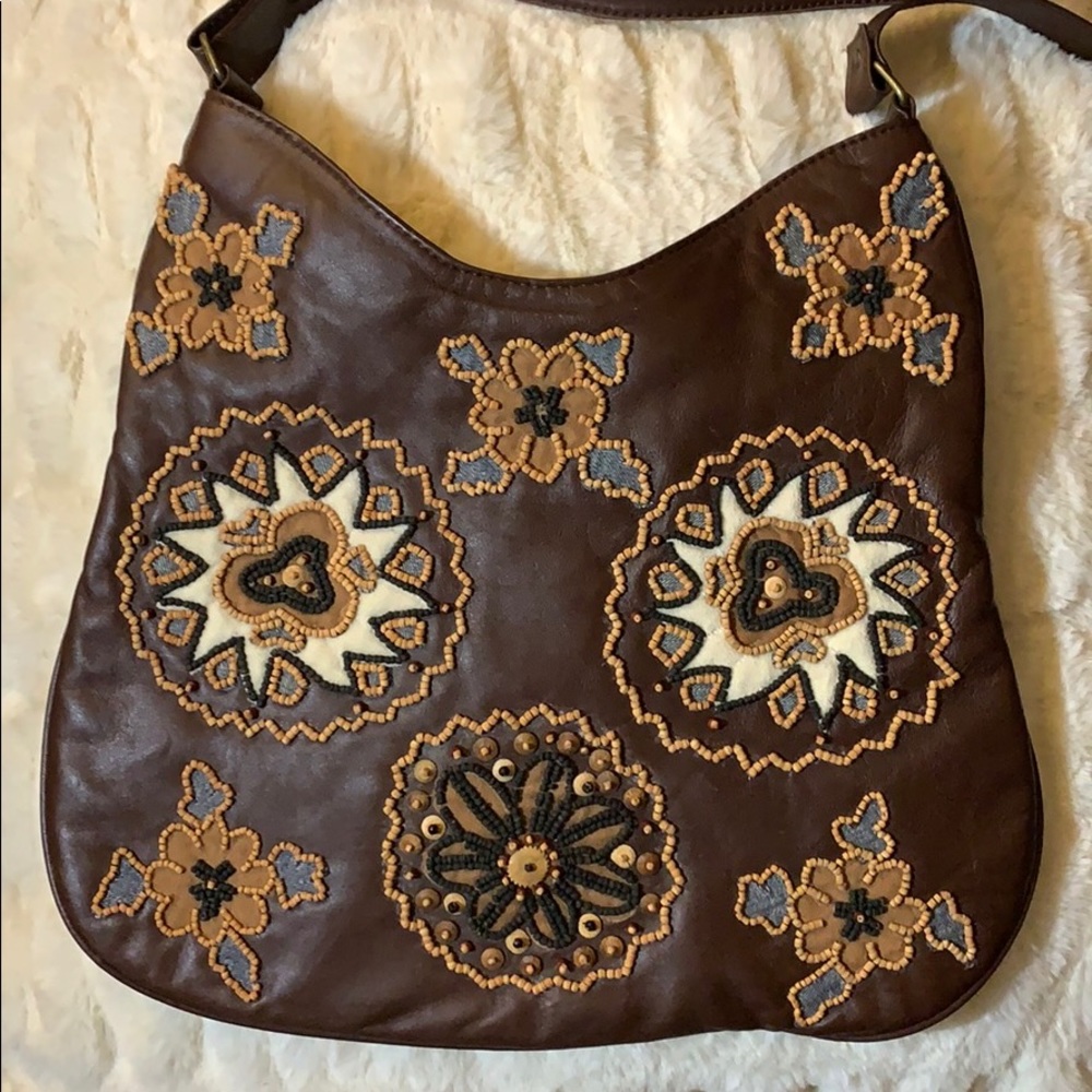 Zara Leather and Mixed Materials Bag
